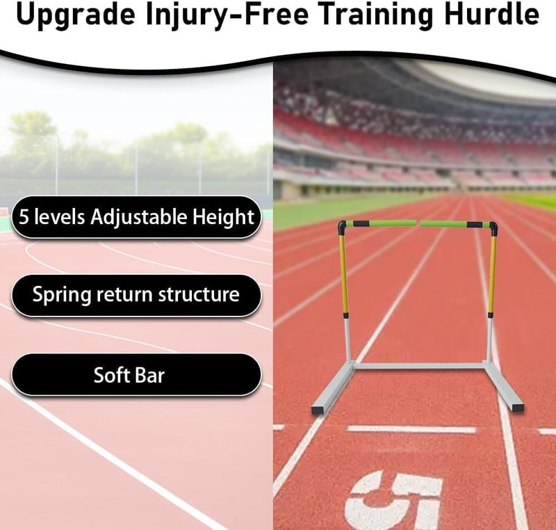 Morimoe Adjustable Height Training Hurdle Newly Upgraded Injury-Reducing Track & Field Hurdles for Athletes & Adults - Image 4